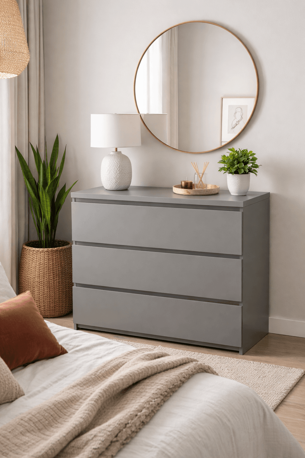 Cômoda Bartira Roma 3 Gavetas 